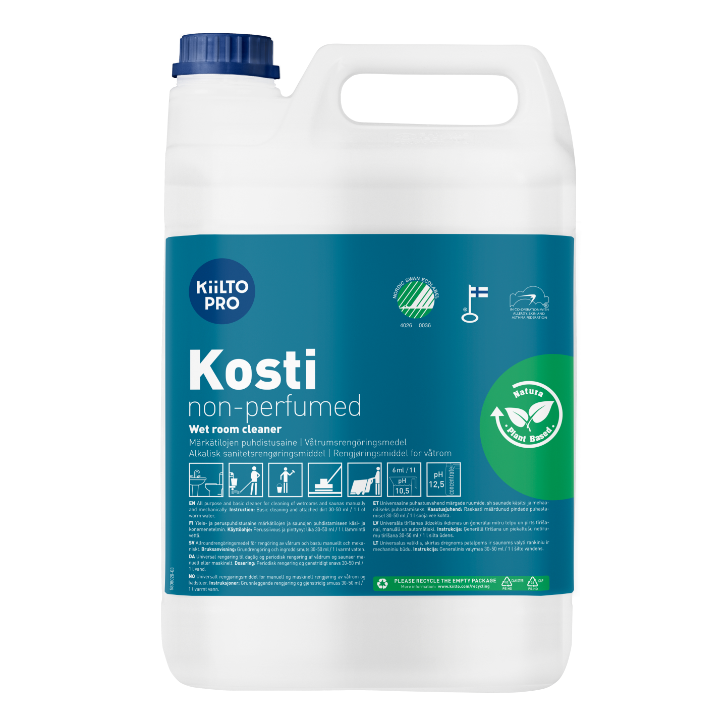 Kiilto Pro Kosti hajusteeton 5L