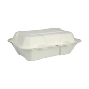 GASTRO take away rasia bagassi 229x155x76,5mm 1-os. valkoinen 50kpl