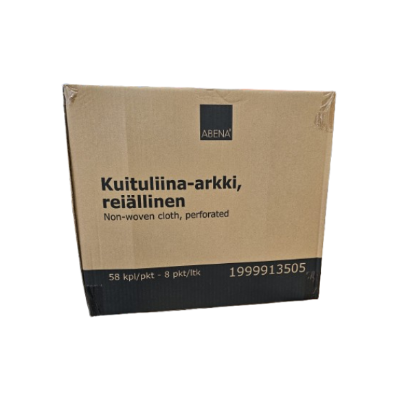Abena Kuituliina-arkki reiällinen 40x60cm, 58arkkia/pkt, 8pkt/ltk (uusi WN)